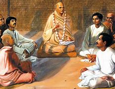 Meeting His Spiritual Master